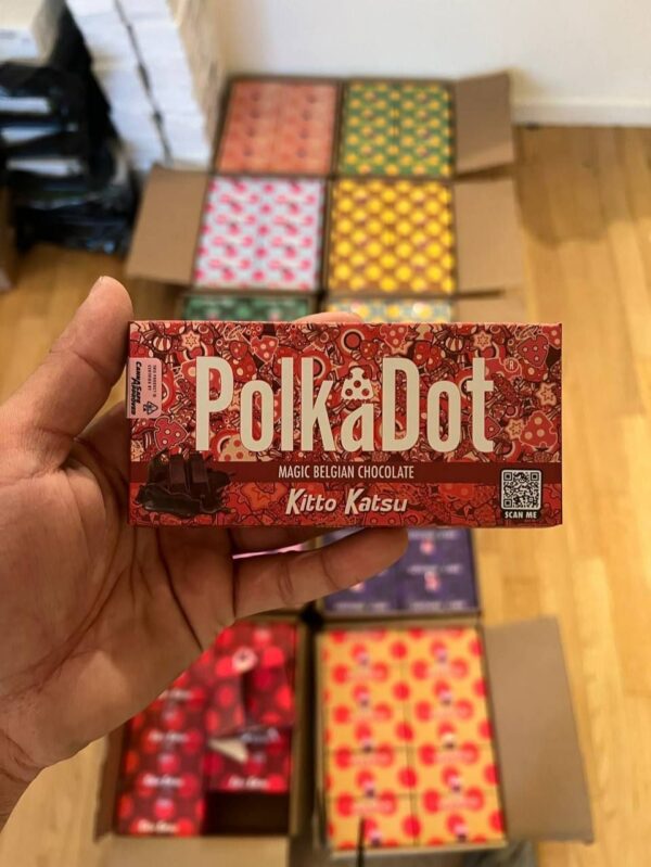 Polka Dot Shroom Bars – Pomegranate
